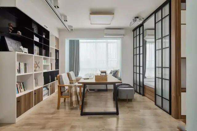 ：我要买房子也这么装！家里不要客厅，中间摆个桌子空间设计超灵活