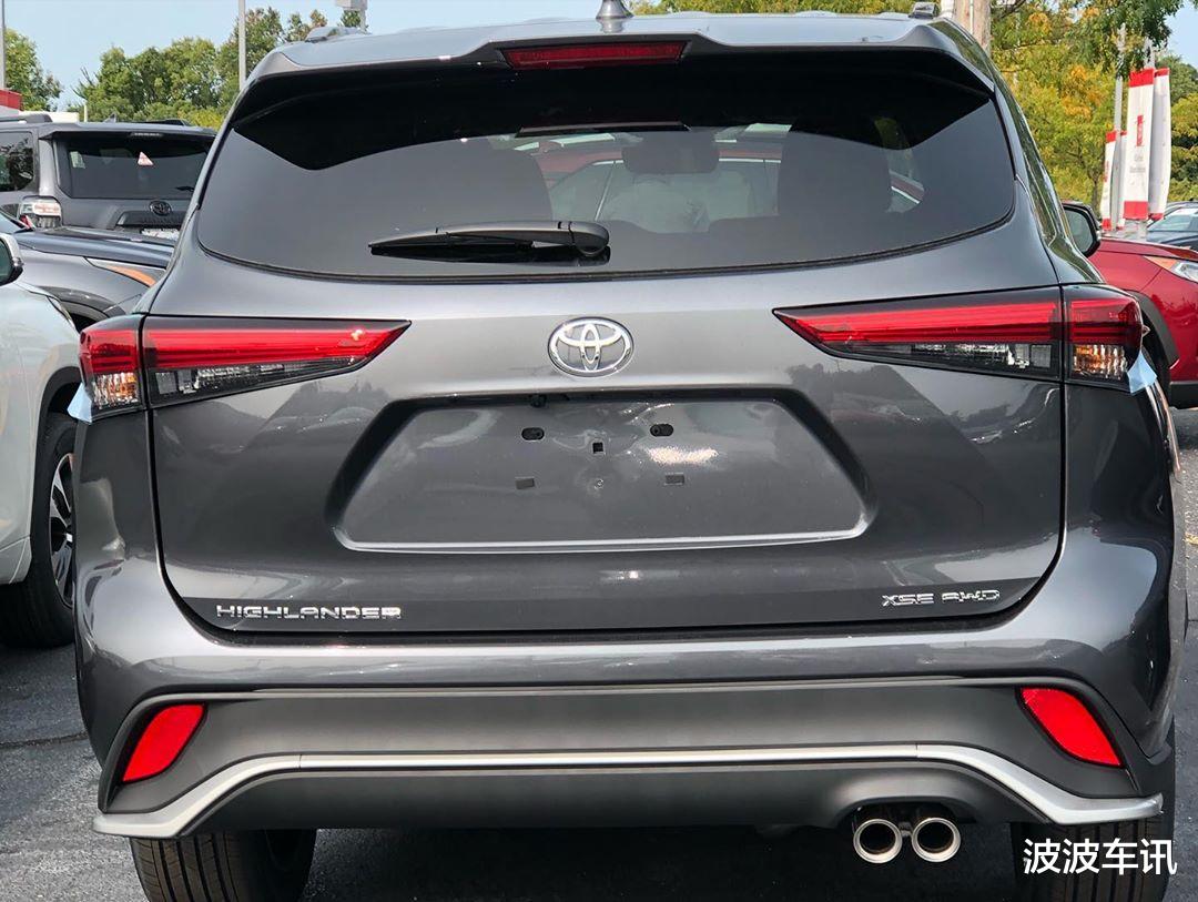 丰田汉兰达|全新丰田汉兰达XSE实拍,前脸像灭霸,采用很个性化的设计