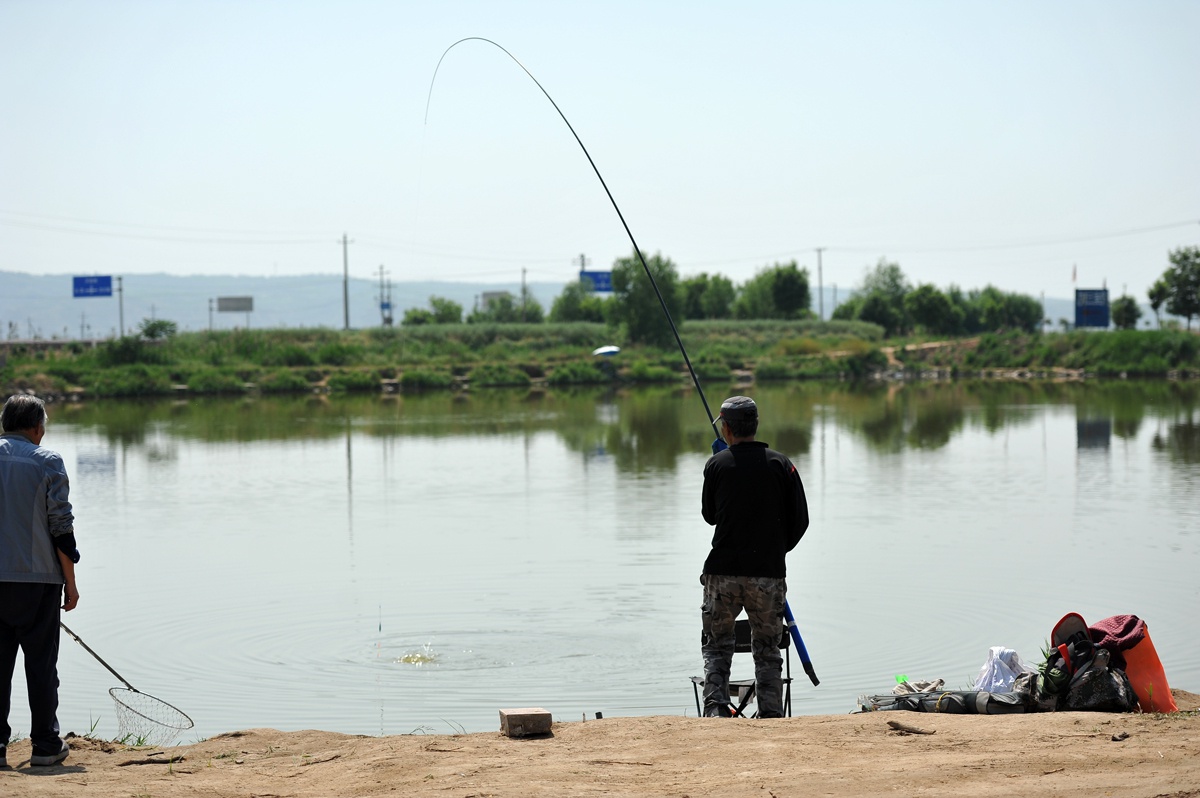 『山西省』钓友五一假期垂钓黑坑，钓费掏了100元，一上午却只上钩一条