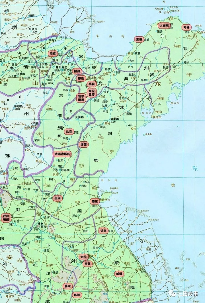 蜀汉|来看看你家乡出了哪些三国人物?三国英雄人物籍贯图(绝对干货)