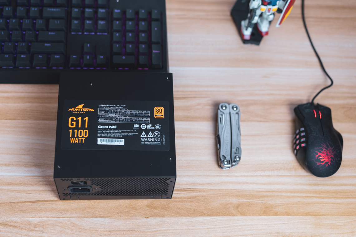 夏普|双路显卡供电新选择！长城猎金G11 1100W金牌全模电源拆解
