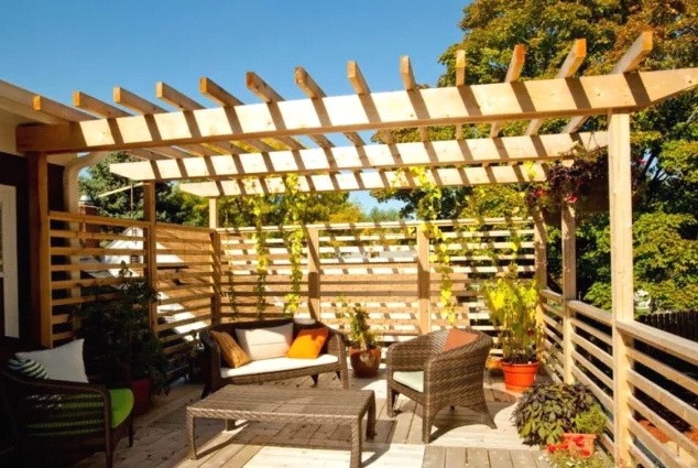 |15个庭院“花园廊架”设计，这真是一个廊架美了整个院子