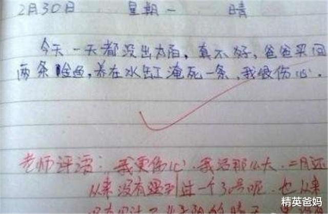 作文@小学生作文只写8个字,故事情节跌宕起伏,老师:你是天才