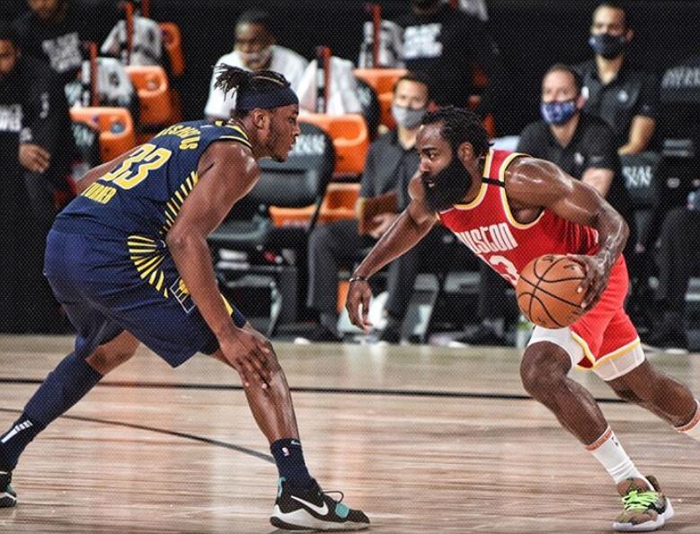 詹姆斯·哈登|尽力了！哈登轰45+17+9，火箭输球正式无缘冲西部第3，首轮对手2选1