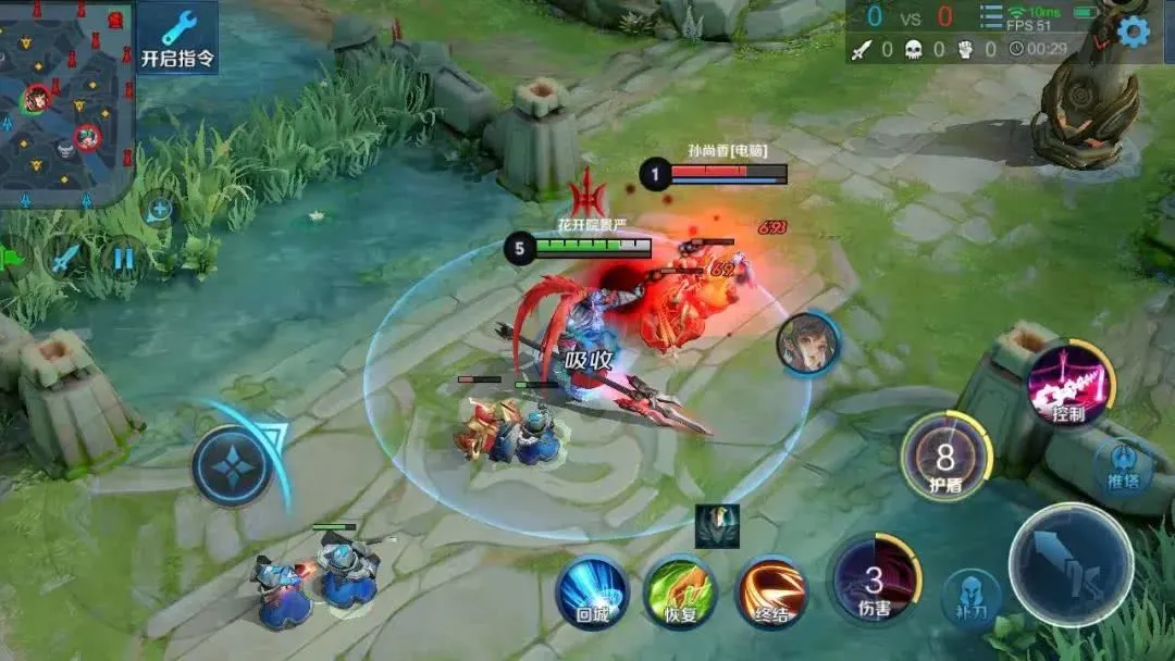 吕布▲吕布带错技能输一半，黄金：带斩杀，星耀：带闪现，王者：段位太低理解太浅