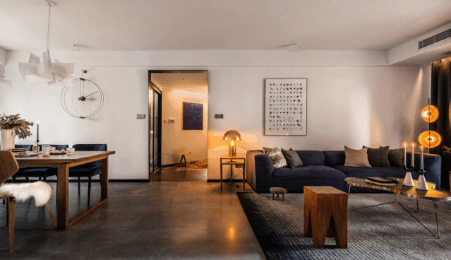 设计师|46岁大叔晒出新家，185㎡摩登风+复古风，或许这才是“高级感”