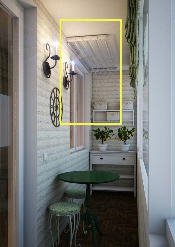 老年小妙招|阳台是承重墙不能砸,聪明人都在顶部走圈吊柜,收纳翻倍颜值满分