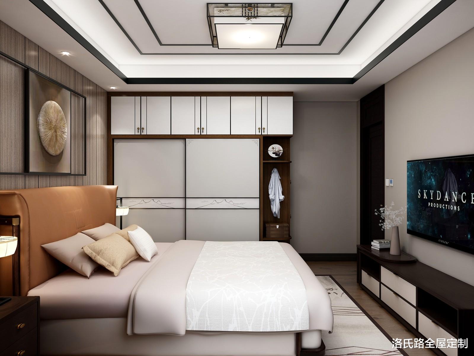 |155㎡三居室新房，复古怀旧的新中式，打造张弛有度的时尚雅居