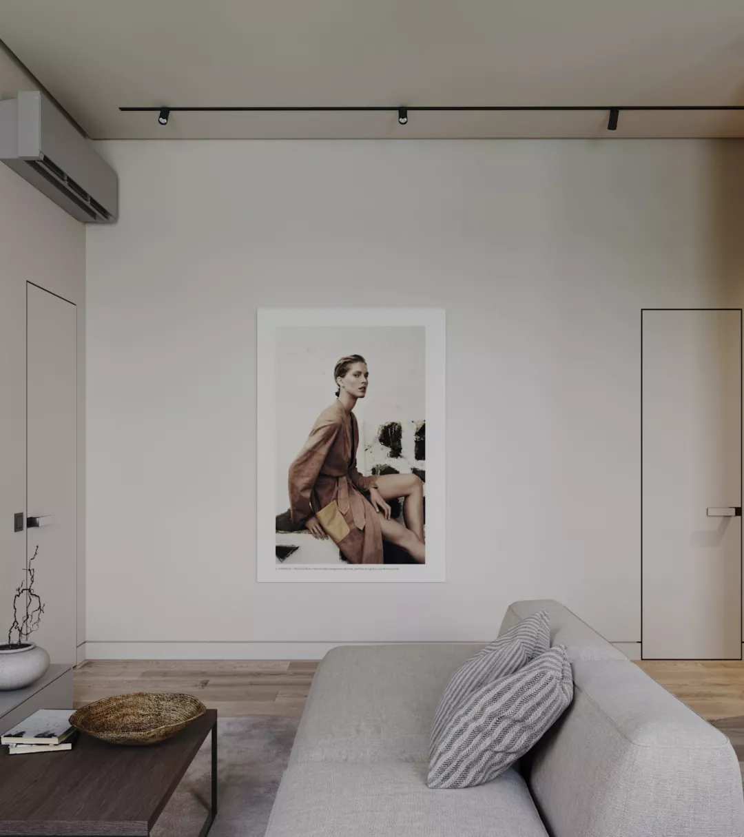 「」66平的极简风小户型，改造成舒适的公寓，适合小情侣的家