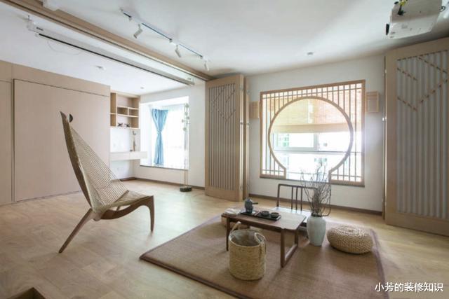 []75㎡小两居，爆改经典日式风，砸掉两堵墙多出一间多功能房！