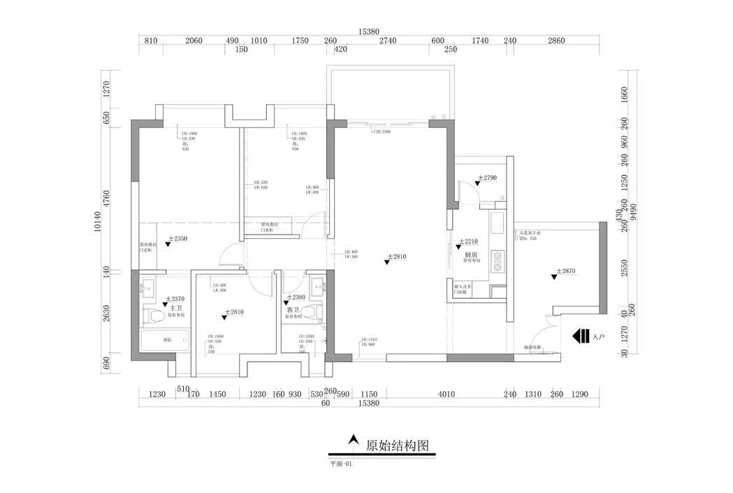@精装房改造，三室变四室，功能强大实用