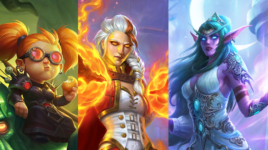 术士|炉石传说:本次分享三个职业的卡组,他们分别为法师、牧师、术士