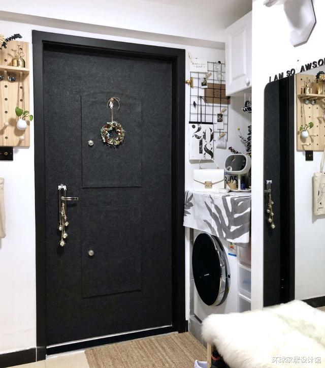 早知我也把洗衣机放玄关了，一进门就是洗衣房，比放阳台省事好用！