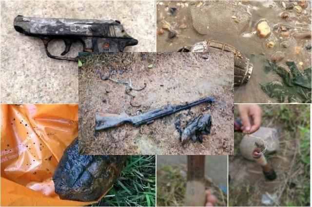 【】钓鱼捡到炮弹？广东男子钓鱼捞起两铁疙瘩，网友：赶紧跑