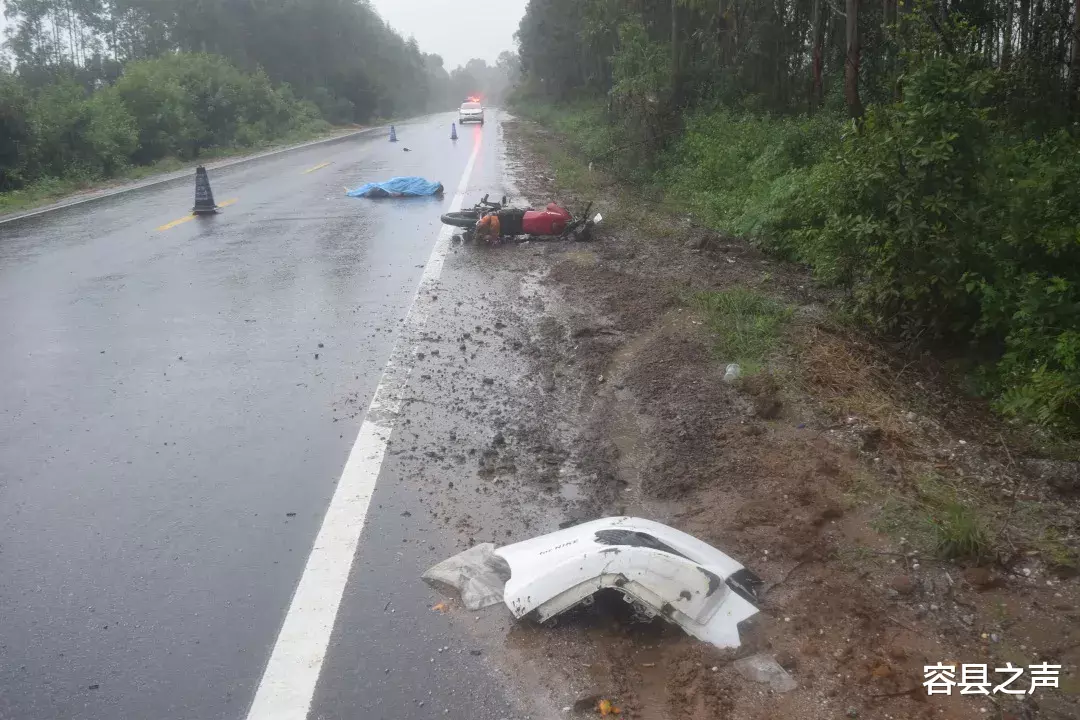 容县之声|广西男子撞死人逃逸，烧车毁灭证据！警方8小时破案！