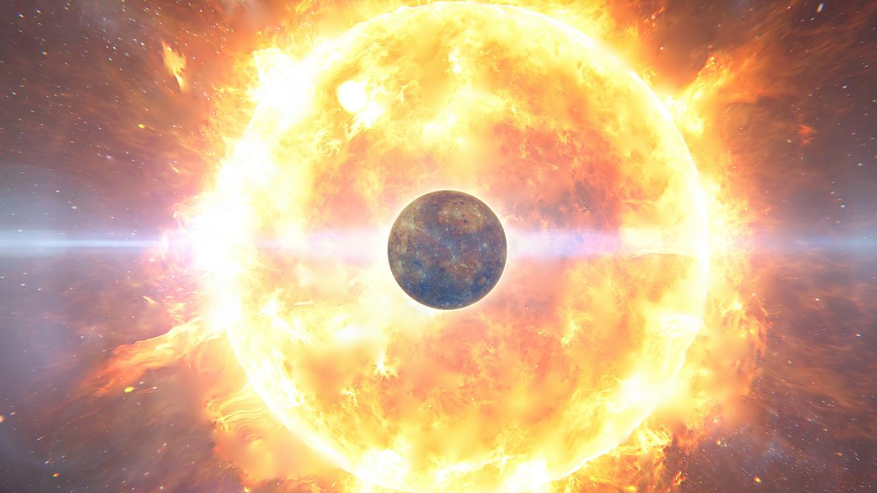 「水星」水星离太阳很近,水星上看太阳是不是很大?可能和你想的不一样