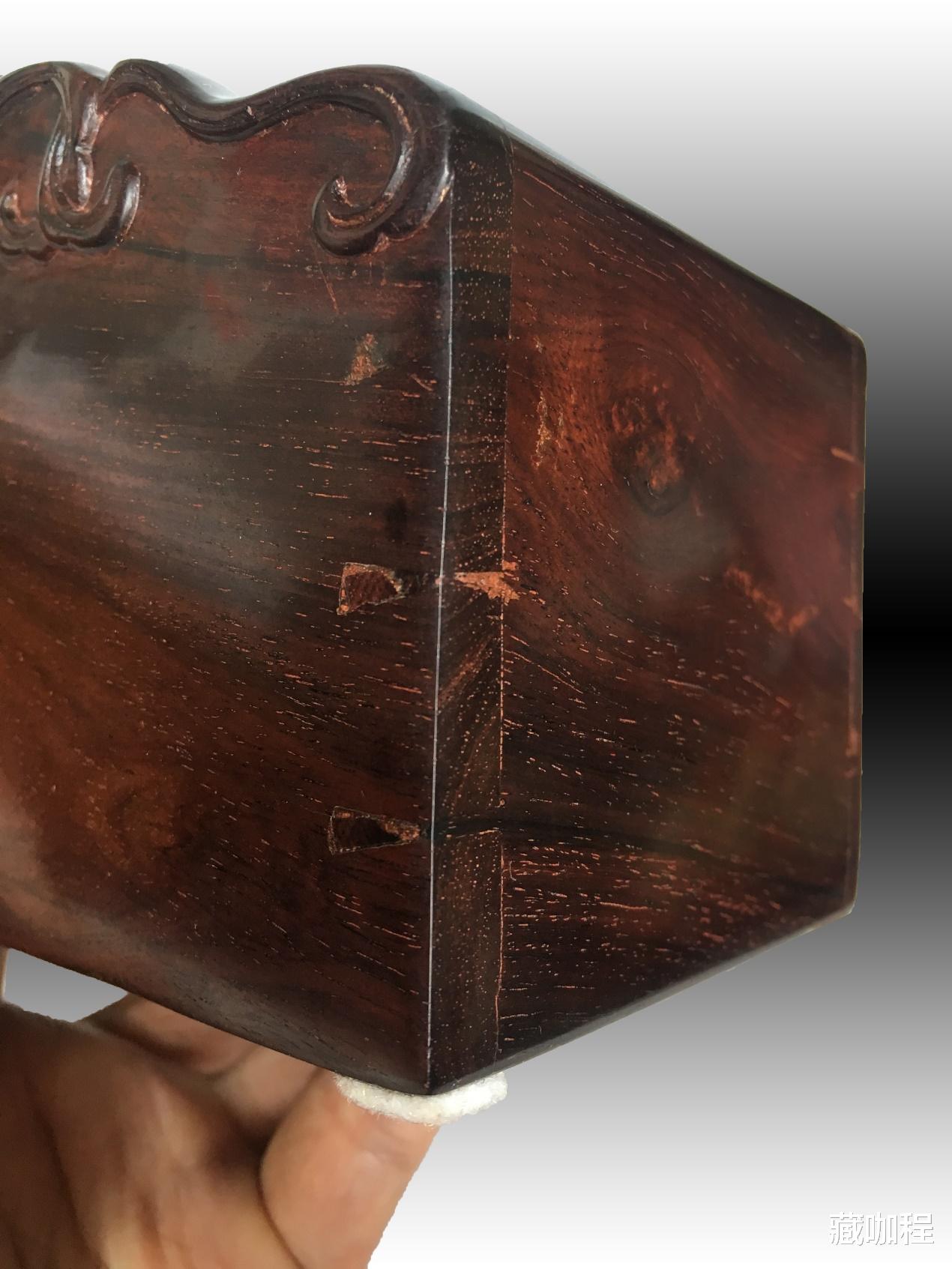 |油梨、糠梨共同打造，螭纹盒黄花梨是标本级