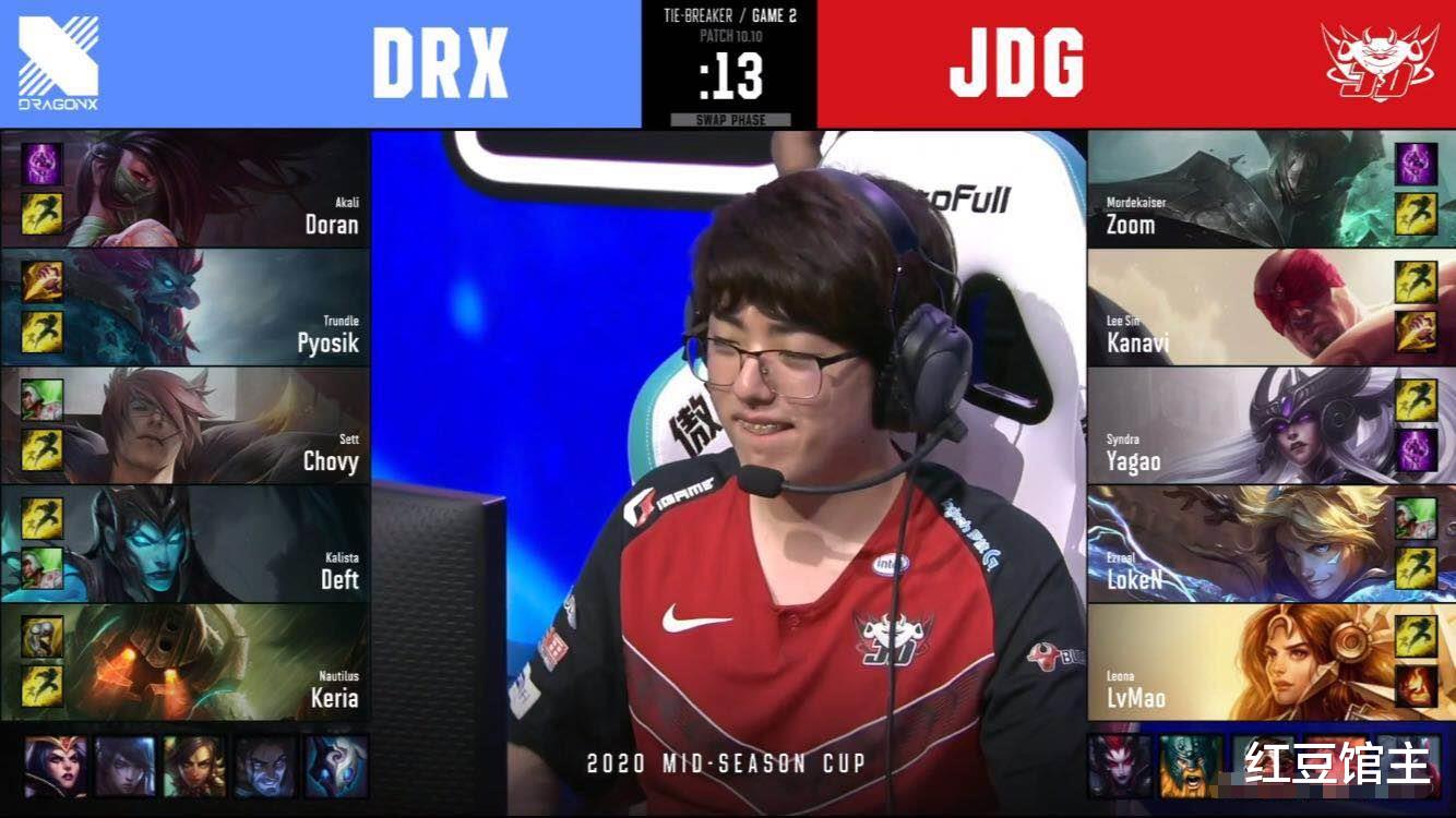 jdg▲JDG成功晋级要感谢Theshy！Kanavi直接亮IG标，FPX却开始慌了！