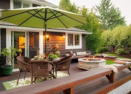 『』15个美式乡村“花园庭院”设计，享受下自由淳朴田园生活！