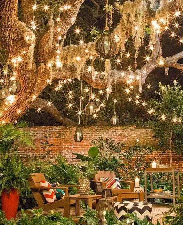 一盏灯，美了一个院子！