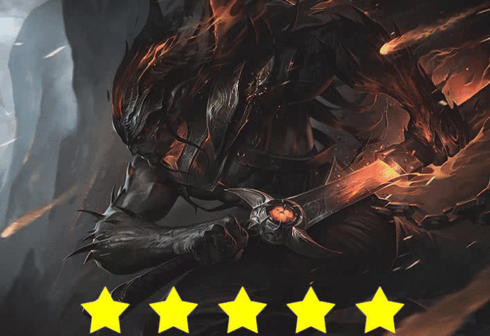 「亚索」英雄联盟：最火皮肤排名，黑夜亚索五颗星，而他却一颗星都不想给！