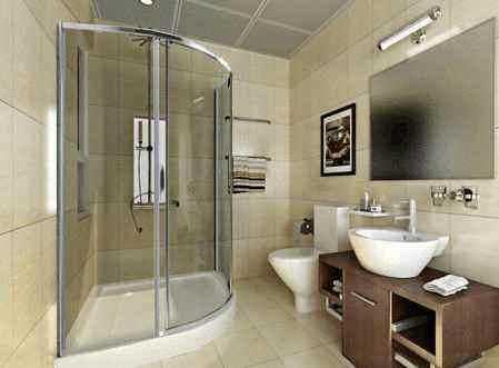 「」卫生间不要再装淋浴房了，早就过时了，现在这样装好多人没见过