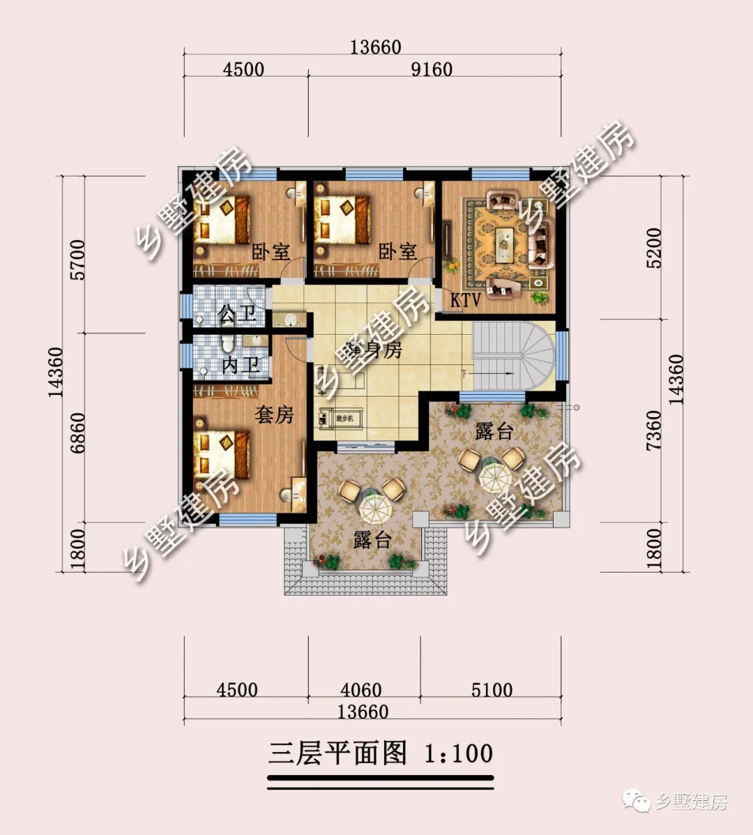 『』13.6X14米优雅别墅，原始的奢华很惊艳，让家格调满满！