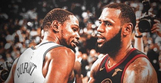 『勒布朗·詹姆斯』若是5个詹姆斯和5个杜兰特打系列赛，哪组赢面更大？差距太大了