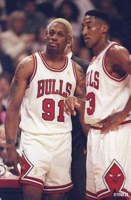 「斯科蒂·皮蓬」罗德曼：加盟公牛之前，禅师要我为91年恶犯向皮蓬道歉，我认怂了