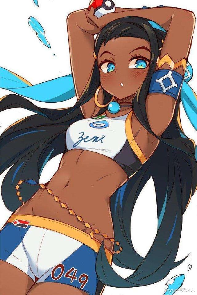 惊涛骇浪|宝可梦剑盾：谁不爱黑皮，惊涛骇浪水系道馆主露璃娜