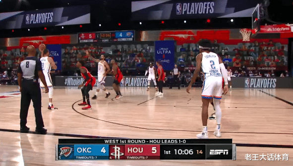 火箭队|犯规6：1！罚球7：1！裁判也控不住，火箭单节三分投爆雷霆