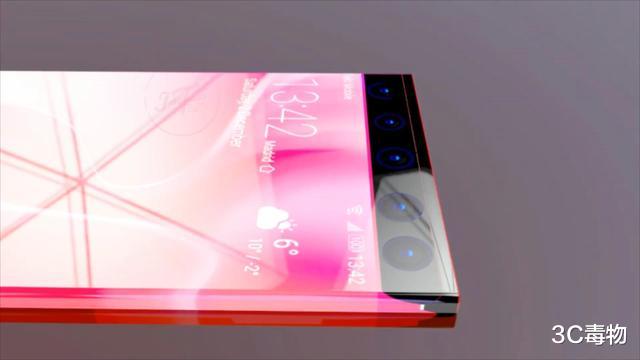 OPPO R|华为P50Pro概念图：横向5颗摄像头，正反覆盖全是屏幕