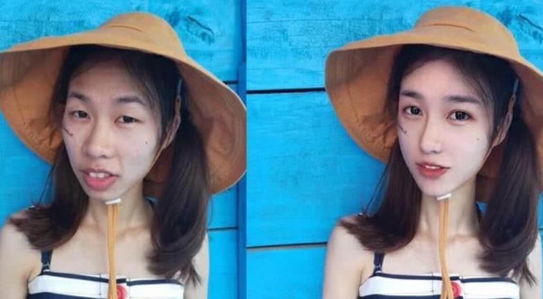 诗韵教育 女大学生化妆前后对比照走红,前后判若两人,男同学看到怀疑人生