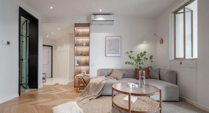 |65平异形空间北欧风，设计太带感了，一分一毫都没浪费！