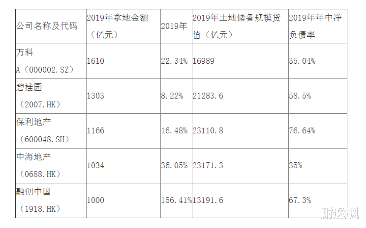 谢逸枫：谁是中国房企最大地主？