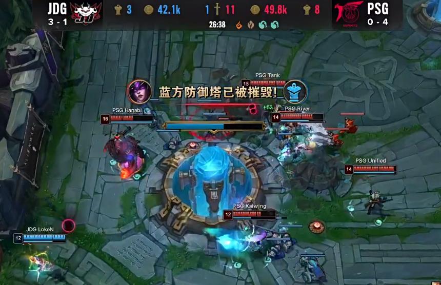 jdg|PSG大胜JDG 20分钟4龙魂 差点被剃光头 牙膏送疯了