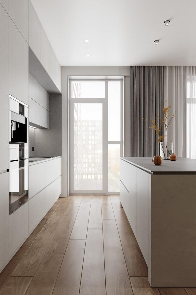 |当现代极简，遇见北欧风，115㎡的私宅设计，入户便有诗意之感