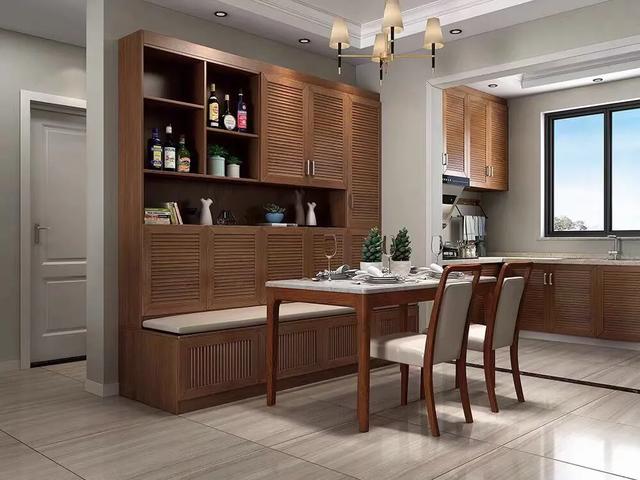 |这18款餐厅装修效果图，在朋友圈火了，很多人家里都这样装！