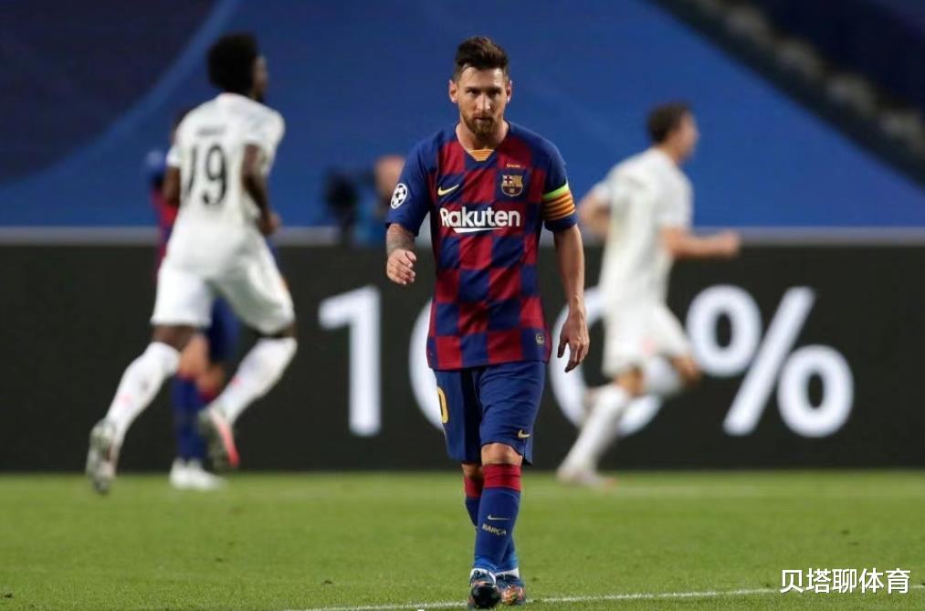 梅西|巴萨2-8后，黄健翔嘲讽梅西：我说他离不开哈白布，却被骂成梅黑