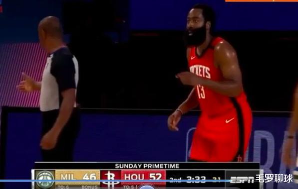 詹姆斯·哈登|大反转,火箭落后13分却疯狂反超21分,哈登1节半4次犯规意外下场