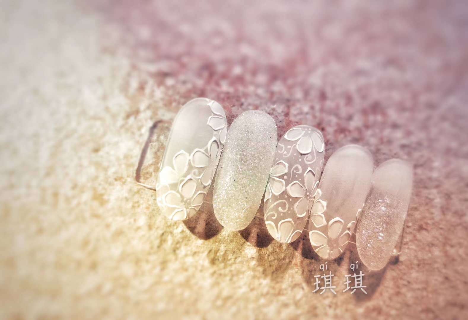 『美甲』520想把攒了好久的浪漫和温柔美甲在这天都给你！