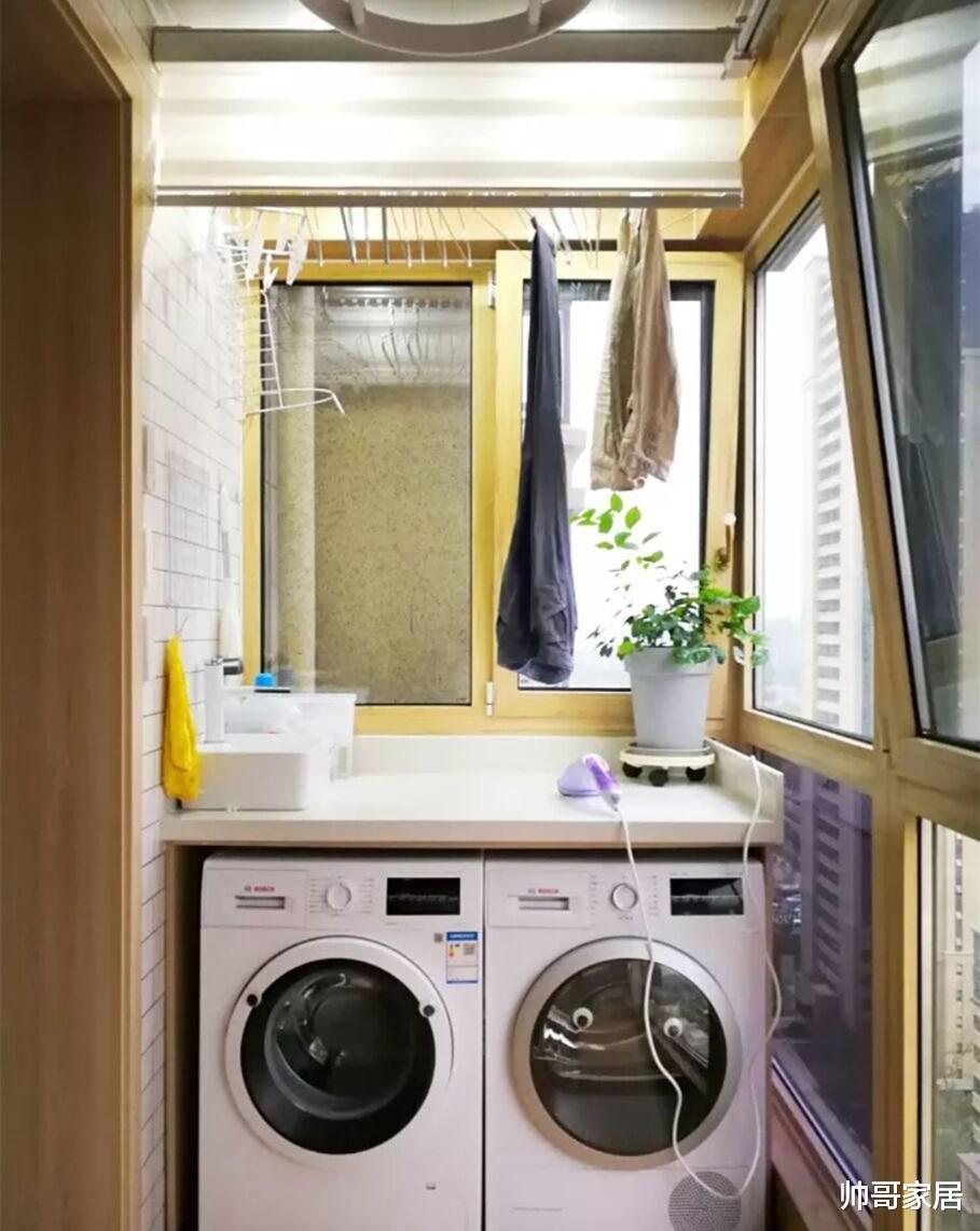 |去邻居家串门，一眼就相中她家阳台洗衣区了，太妙了我也要照着装