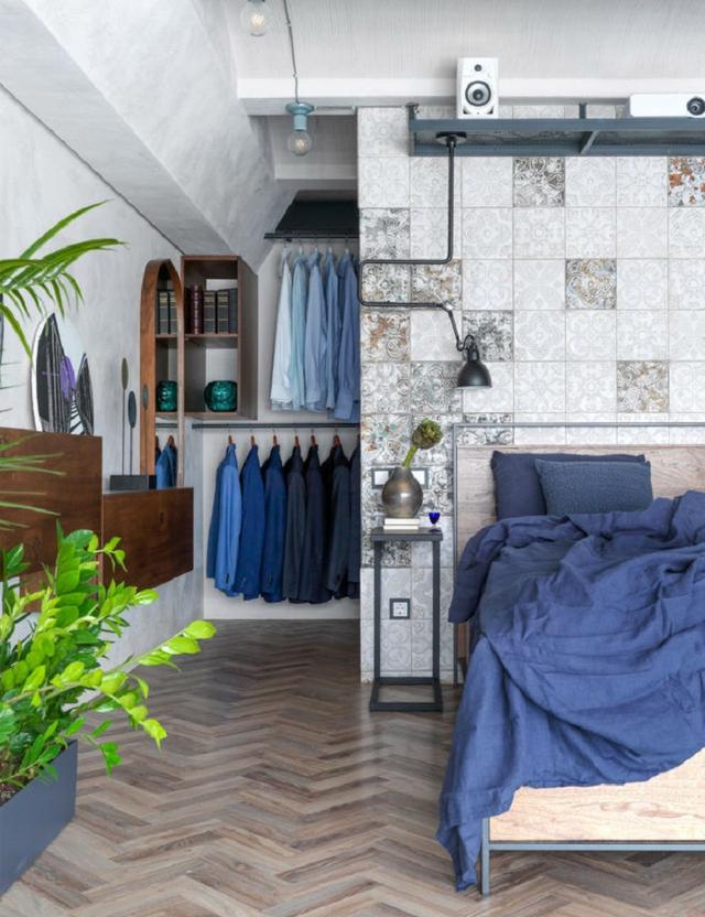 |莫斯科48㎡单身公寓，个性与时尚一体，看理工男如何玩转时尚！