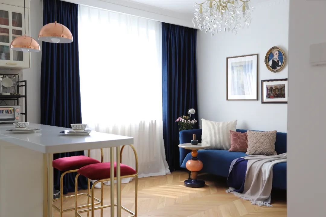 【】小户型也不将就！她把56㎡装成优雅法式风单身公寓，一眼就爱了！