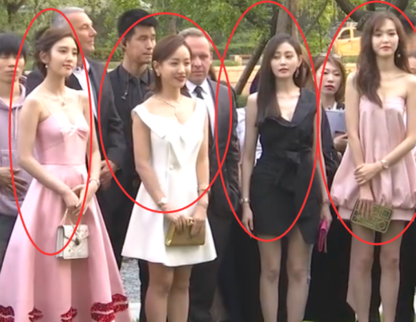 张天爱▲唐嫣张天爱唐艺昕活动候场,放松情况下,仪态差距一目了然