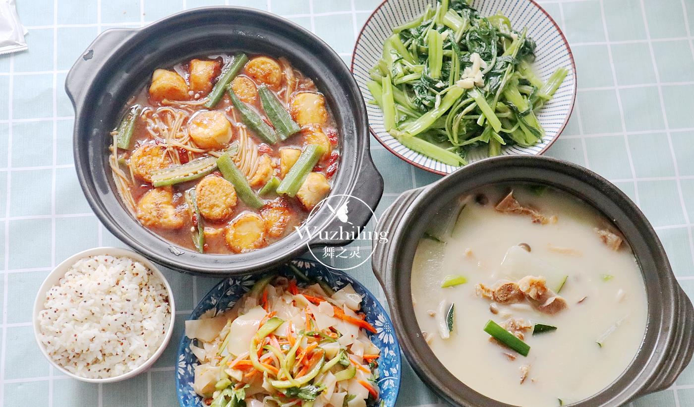 『青菜』母子二人午餐,在朋友圈火了,每天一晒,收到无数点赞