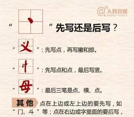 []别把“汉字笔顺”不当题，中高考被虐就晚了！国家出台汉字新规了