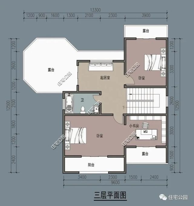 |精选图库：20套农村美式风格户型图