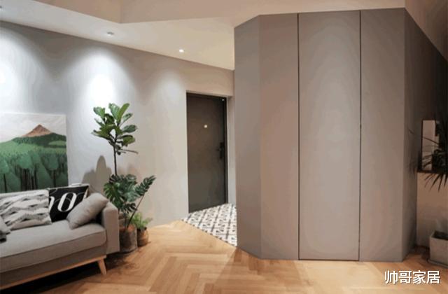 |晒晒我家超强玄关柜！一个转角前后多出三个柜子，看的邻居都羡慕