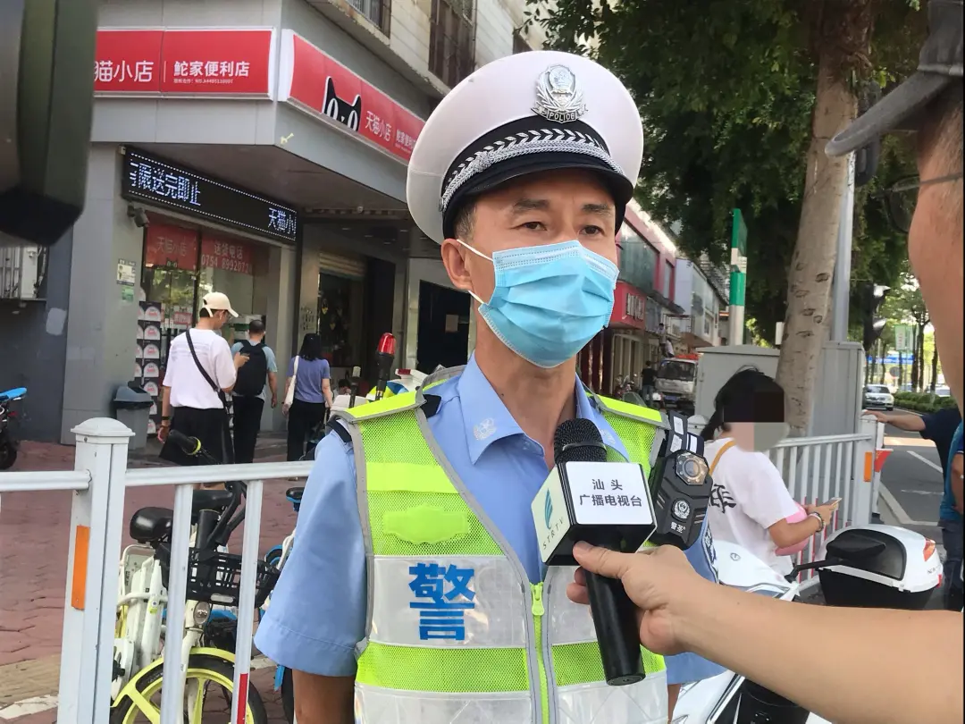 每日汕头|直击现场！汕头交警部门整治外卖员、快递员交通违法行为